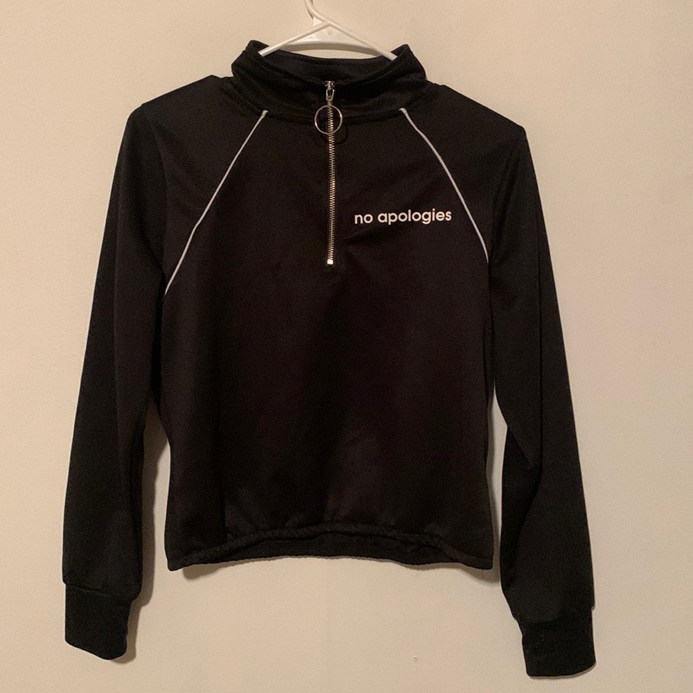 Inspired Hearts Black Pullover Blouse